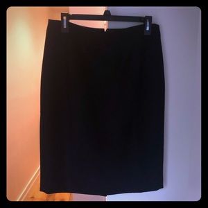 JCrew pencil skirt - size 6 black